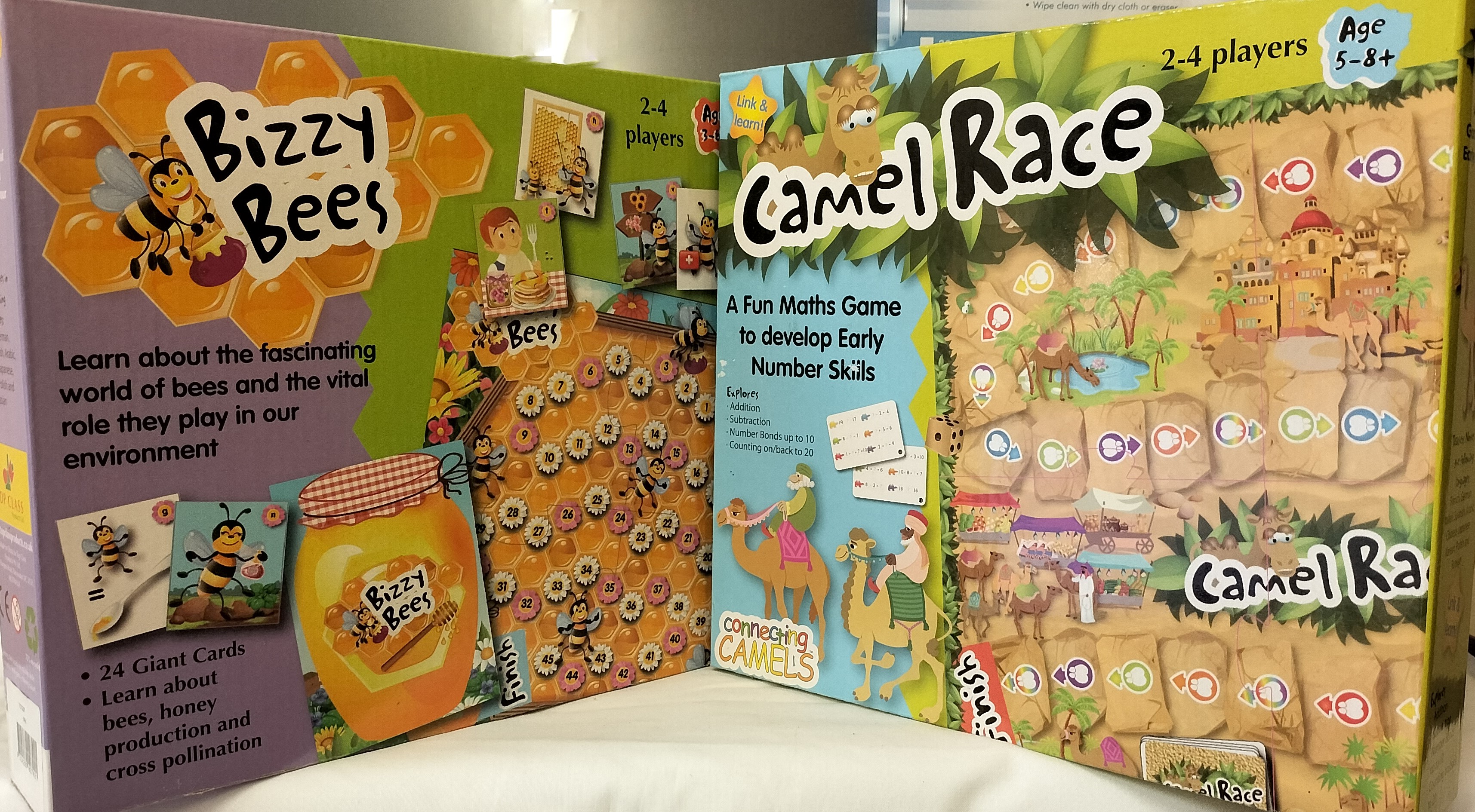 Educ. Games Bizzy Bees & Camel Race Pk2
